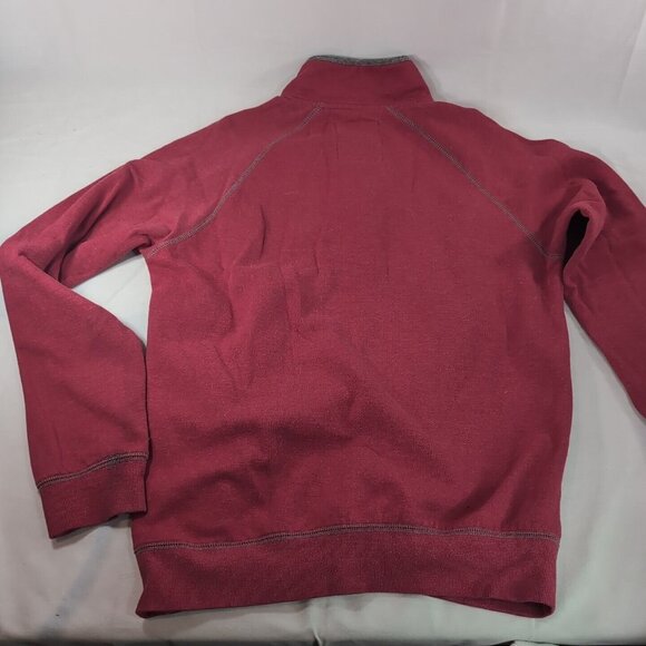 Carleton University Red 1/4 Zip Collared Sweater Campus Crew Athletics S Small - Picture 11 of 11